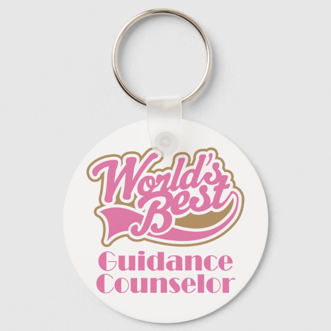Guidance Counselor Gift Keychain (Front)