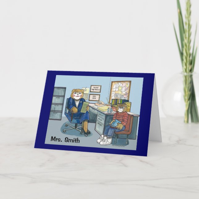 Guidance Counselor Greeting Card (Front)