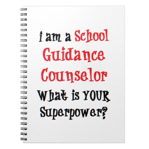 guidance counselor school notebook