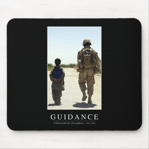 Guidance Inspirational Quote Mouse Pad