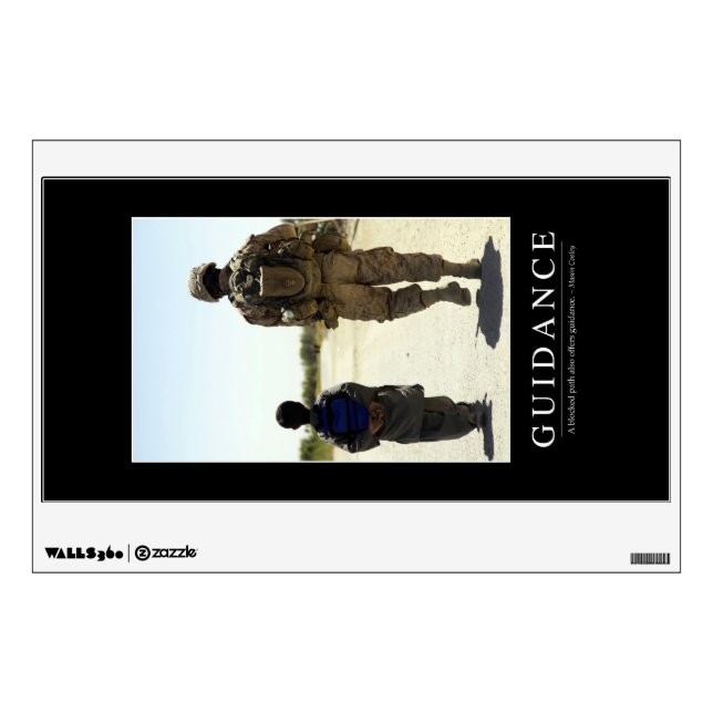Guidance: Inspirational Quote Wall Decal (Front)