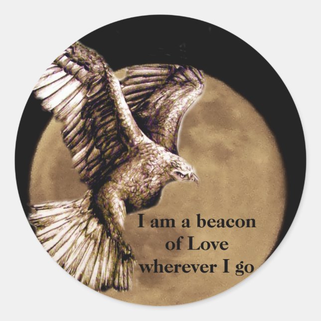 Guidance of Hope_ Classic Round Sticker (Front)
