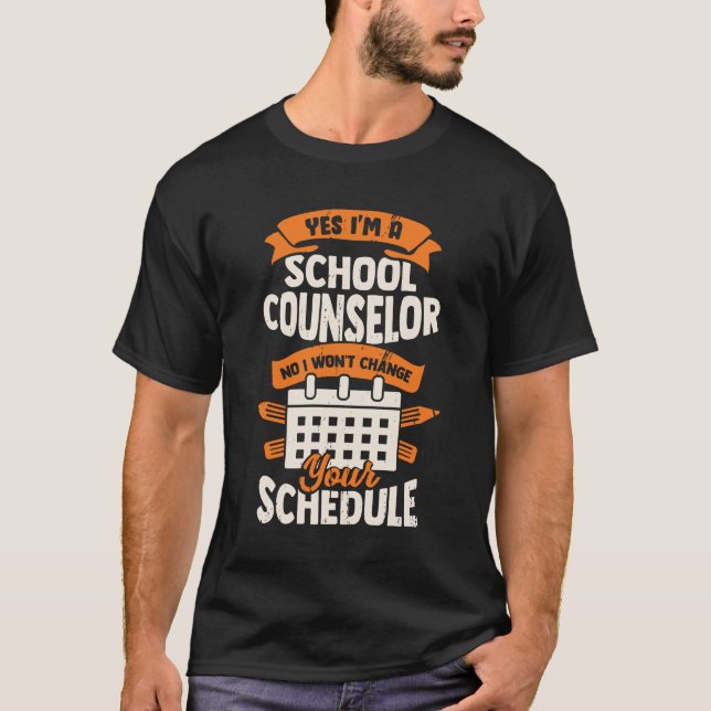 Guidance School Counselor Gift T-Shirt (Front)