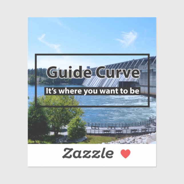 Guide Curve -Its where you want to be Sticker (Sheet)