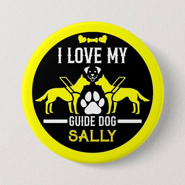 Guide Dog Gifts Button (Front)