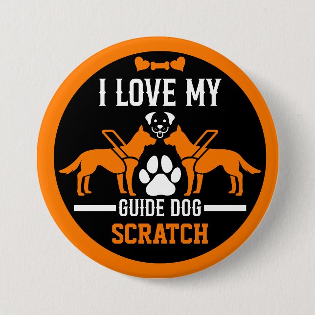 Guide Dog Gifts Button (Front)