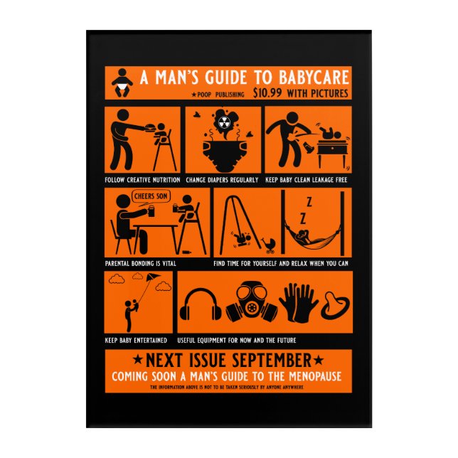 Guide Gifts For New Dads Acrylic Print (Front)