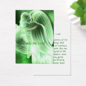 Guide Me Lord - Green Angel Prayer Card (Desk)