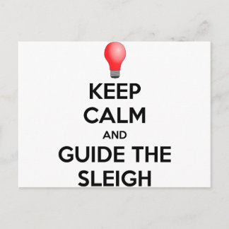 Guide the Sleigh Postcard
