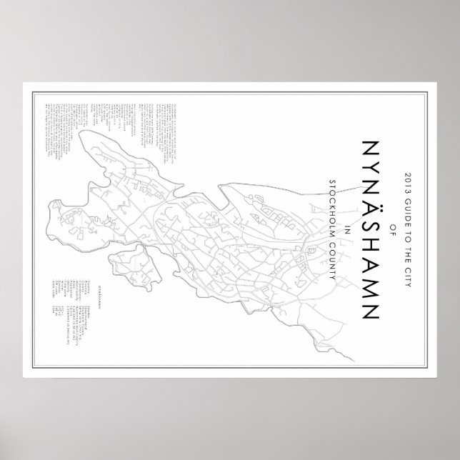 Guide to Nynäshamn Poster (Front)