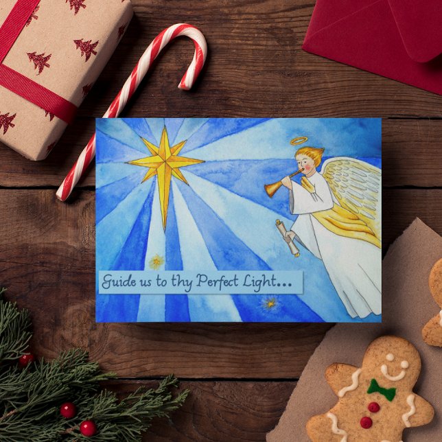 Guide Us to thy Perfect Light Christmas Card (Creator Uploaded)
