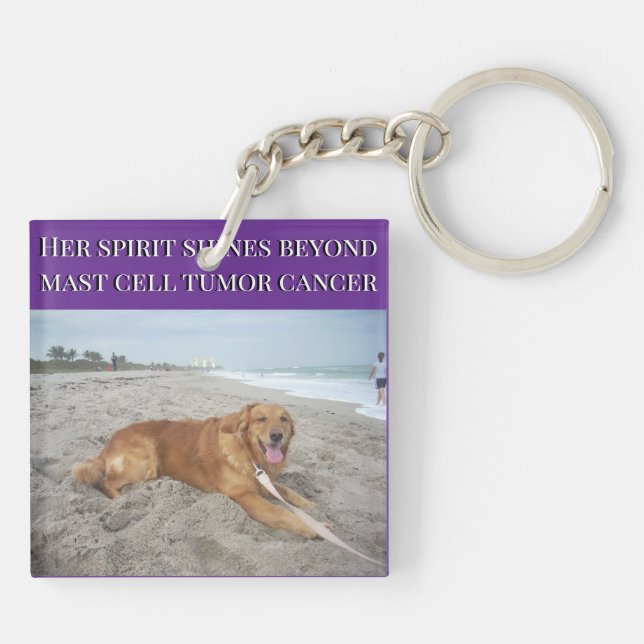 Guided By Love, Beyond Cancer Keychain (Back)
