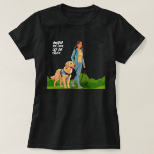 Guided by Love – Guide Dog Support Design for Adul T-Shirt