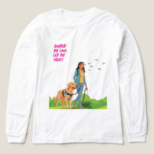 Guided by Love – Guide Dog Support Design for Adul Tri-Blend Shirt