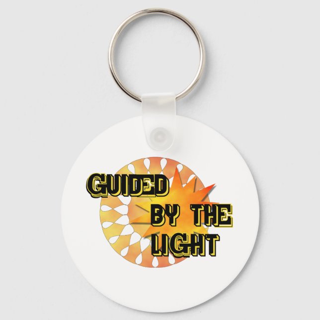 Guided By the Light Keychain (Front)