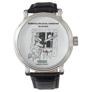 Guided by the Moon Cancer Zodiac Poster  Watch