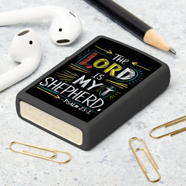 Guided by the Shepherds Light Zippo Lighter (On Table 2)