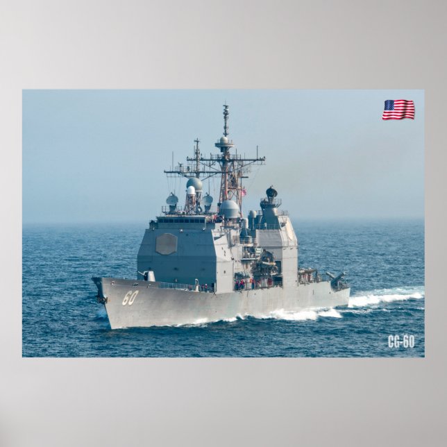 GUIDED-MISSILE CRUISER – CG-60 POSTER (Front)