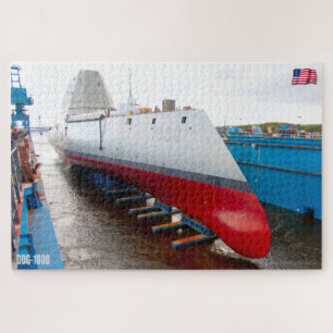 GUIDED-MISSILE DESTROYER – DDG-1000 (20x30 INCH) Jigsaw Puzzle