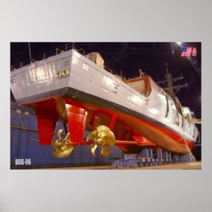 GUIDED-MISSILE DESTROYER – DDG-96 POSTER