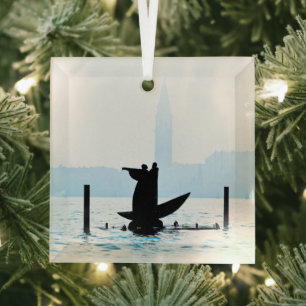 GUIDING HAND Glass Ornament