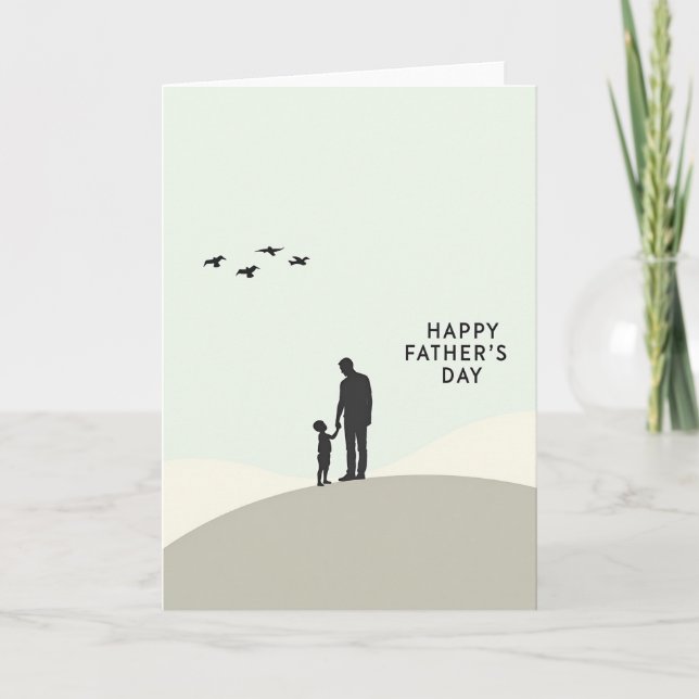 Guiding Hands Fathers Day Card (Front)