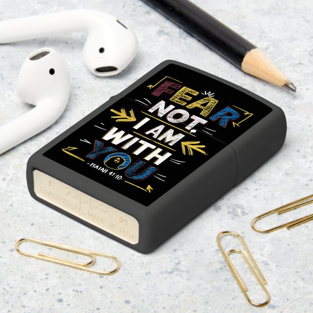 Guiding Light Amidst Darkness Zippo Lighter (On Table 2)