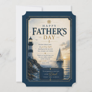Guiding Light Father’s Day Message Holiday Card