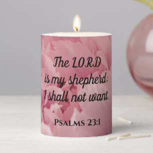 Guiding Light Scripture Candle - Psalms 23:1