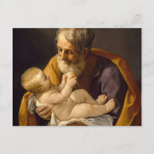 Guido Reni - Saint Joseph And The Christ Child Postcard