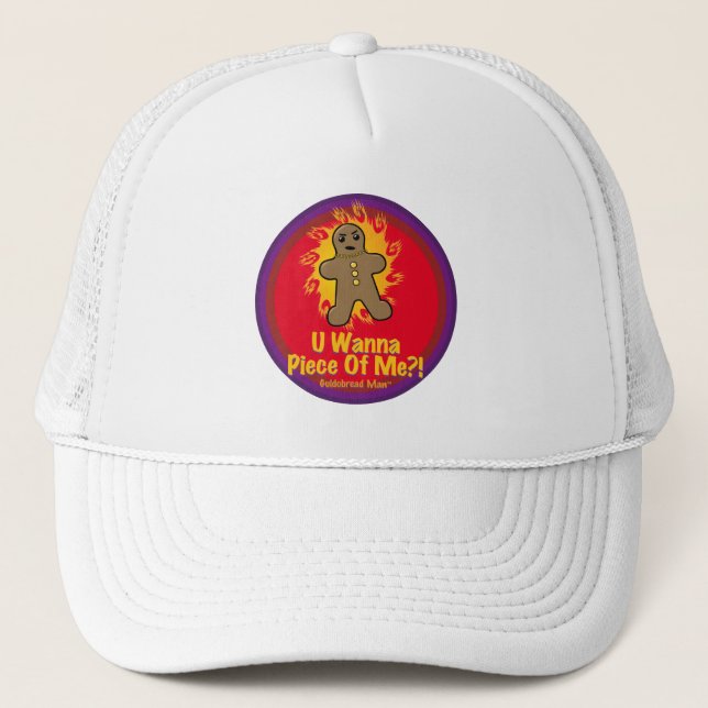 Guidobreadman Radial Fireball Gfx Trucker Hat (Front)