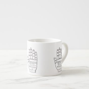 Guidonian Hand  Medieval Music Theory Espresso Cup by missprinteditions at Zazzle