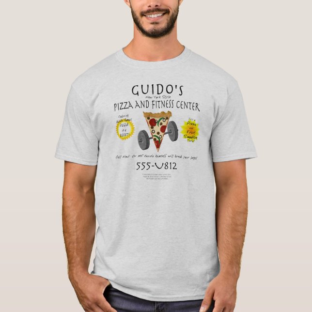 Guido's Pizza & Fitness Center T-Shirt (Front)