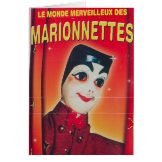 Guignol a Paris Cards (Front)