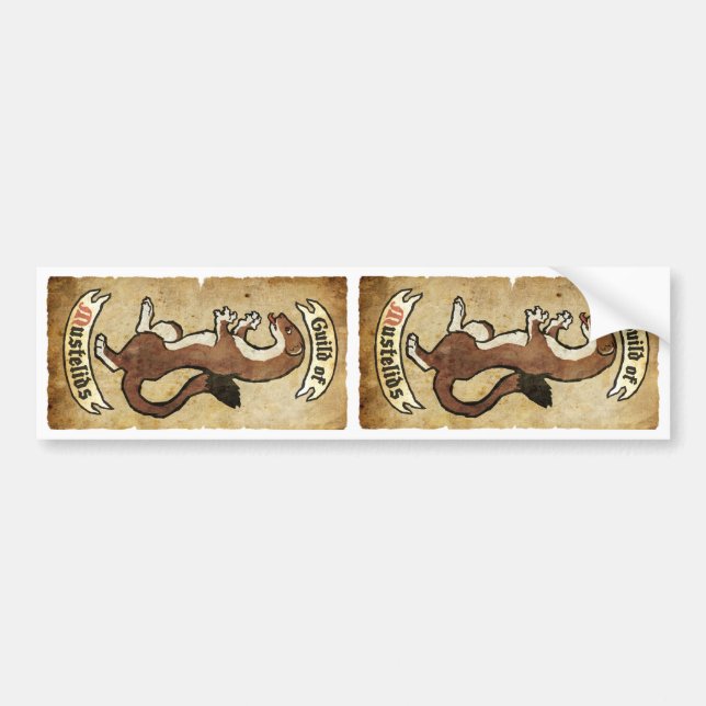 Guild of Mustelids Bumper Sticker (Front)