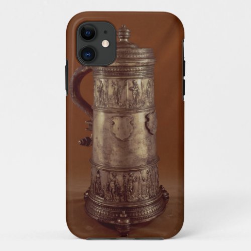 Guild tankard silvered pewter 1564 iPhone 11 case