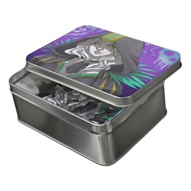 Guild Wars II Puzzle Necromancer OOC dark purple (Lid Open)