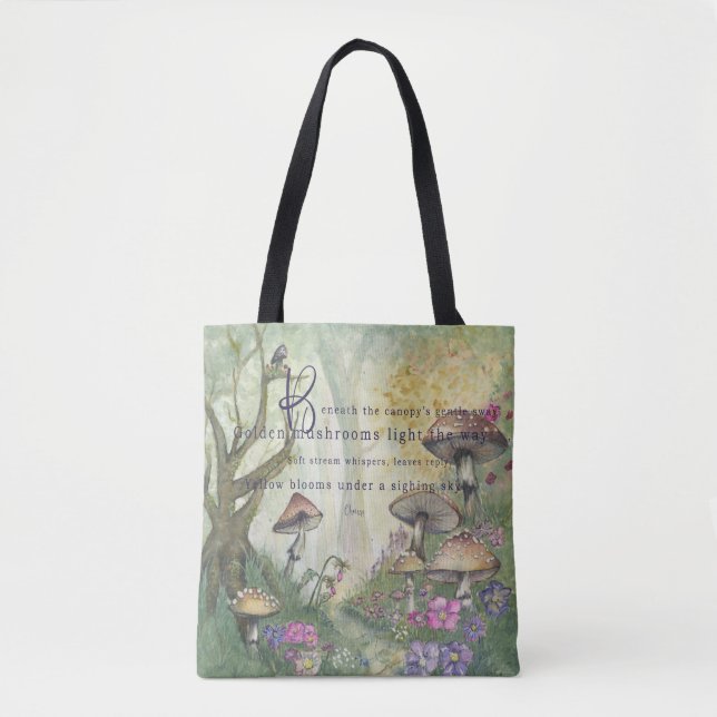Guilded Fungi Symphony Tote Bag (Front)