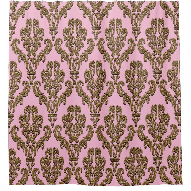 Guildhall Jaspian Ultra Chic Damask Shower Curtain (Front)