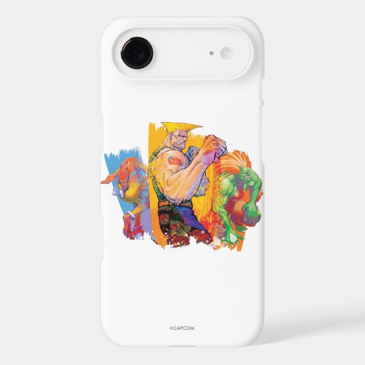 Guile, Blanka & Dhalsim 2 Case-Mate iPhone Case (Back)