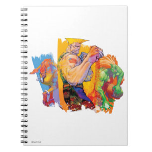 Guile, Blanka & Dhalsim 2 Notebook