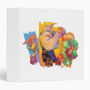 Guile, Blanka & Dhalsim 3 Ring Binder