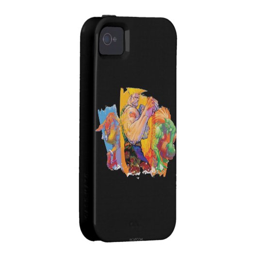 Guile, Blanka & Dhalsim Case-Mate iPhone Case (Back/Right)