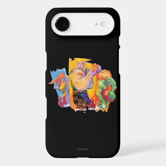 Guile, Blanka & Dhalsim Case-Mate iPhone Case (Back)