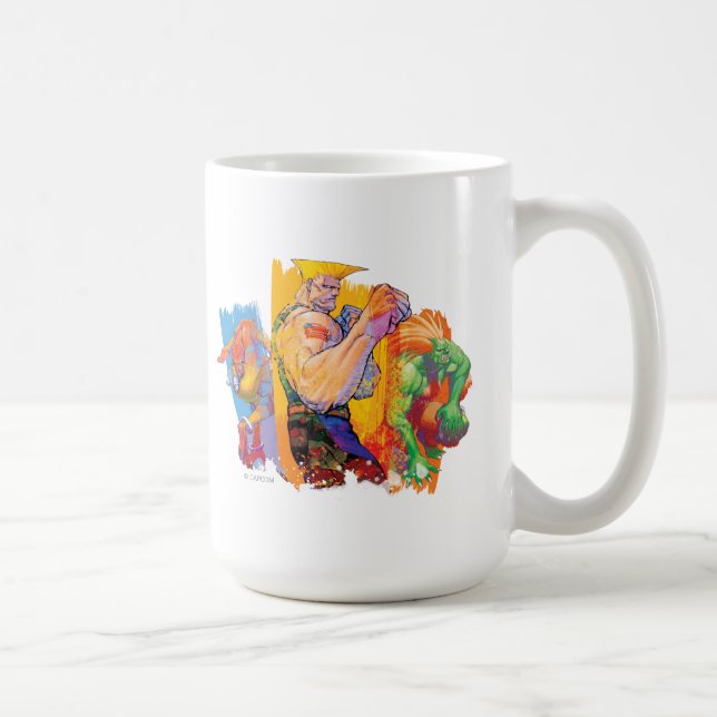 Guile, Blanka & Dhalsim Coffee Mug (Right)