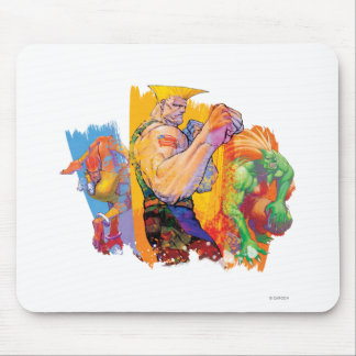 Guile, Blanka & Dhalsim Mouse Pad