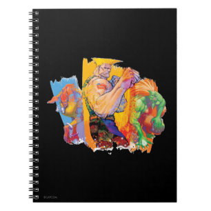 Guile, Blanka & Dhalsim Notebook