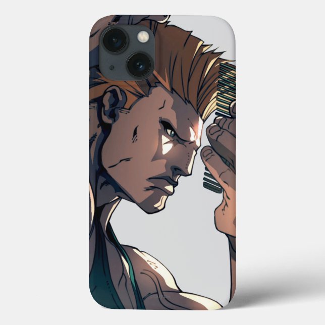 Guile Combing Hair Case-Mate iPhone Case (Back)