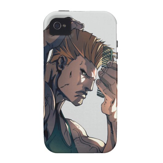 Guile Combing Hair Case-Mate iPhone Case (Back)