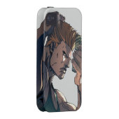 Guile Combing Hair Case-Mate iPhone Case (Back/Right)